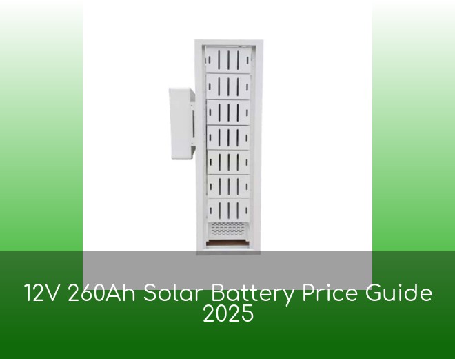 12V 260Ah Solar Battery Price Guide 2025